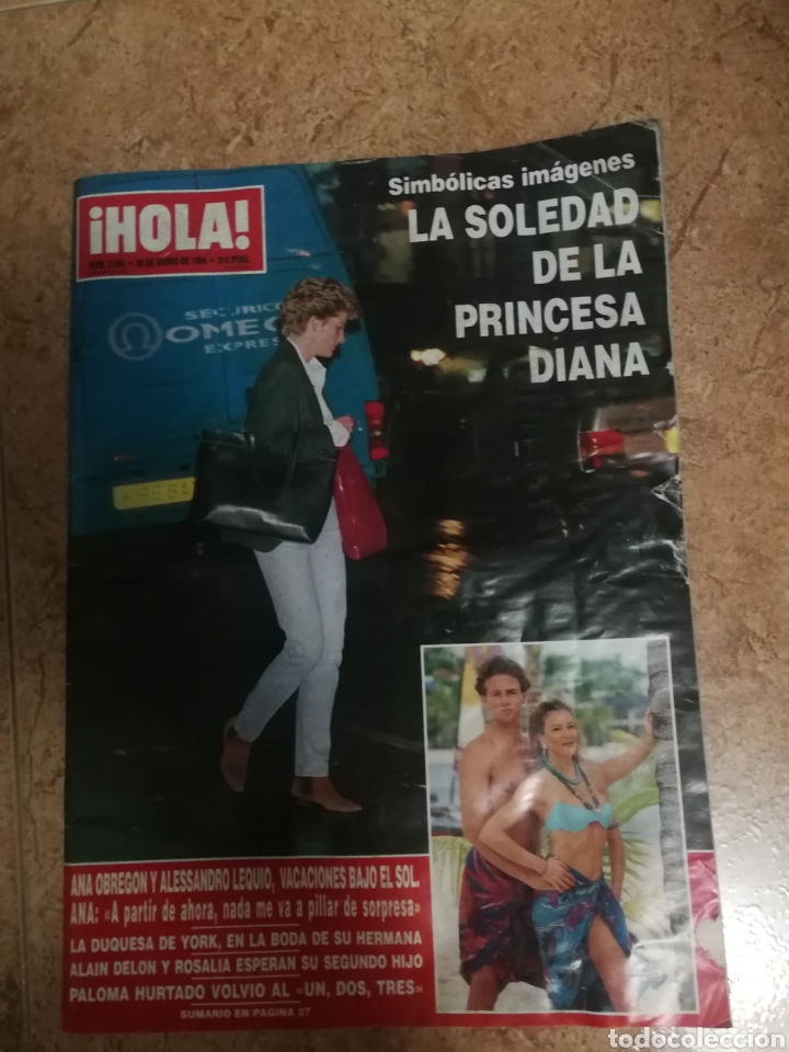 Collectionnisme de Magazine &iexcl;Hola!: Revista hola la soledad de la princesa Diana N. 2580