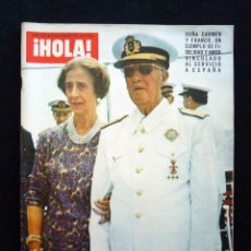 Coleccionismo de Revista Hola: ¡HOLA!, Nº 1631 DE 1975. LUTO NACIONAL - EL CAUDILLO HA MUERTO. PERFECTA