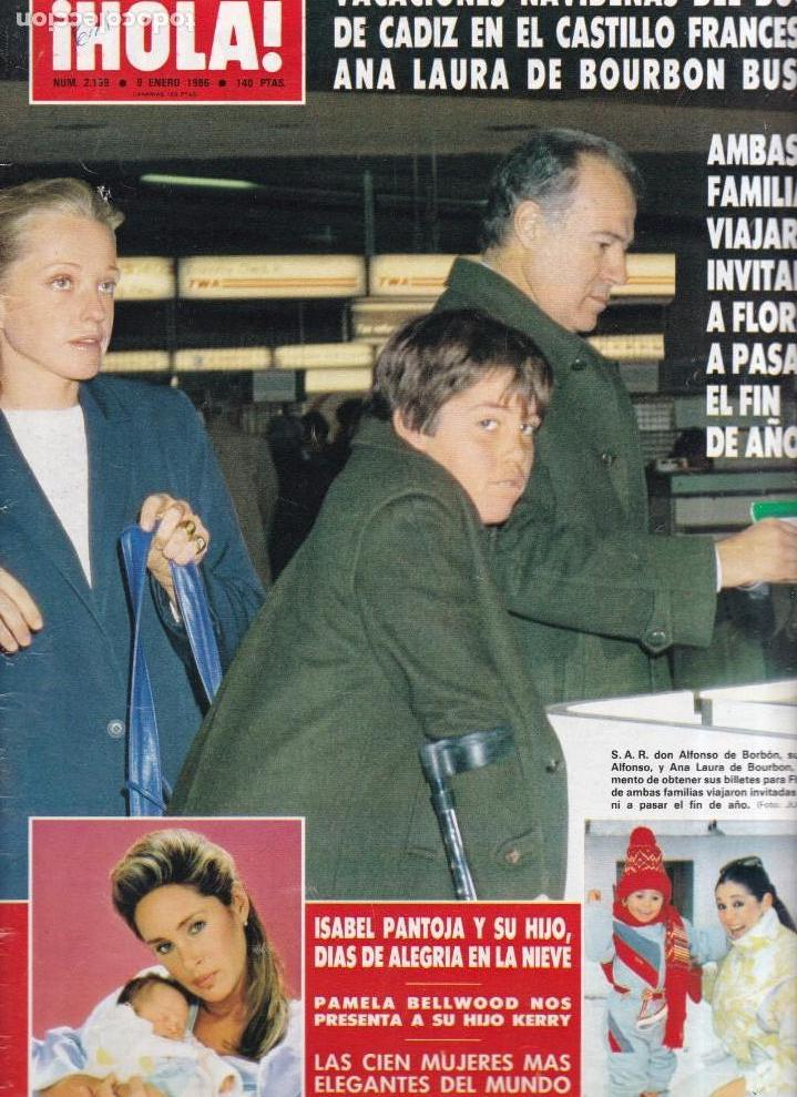 Coleccionismo de Revista Hola: &iexcl;HOLA! - N&ordm; 2159 / 9 ENERO 1986