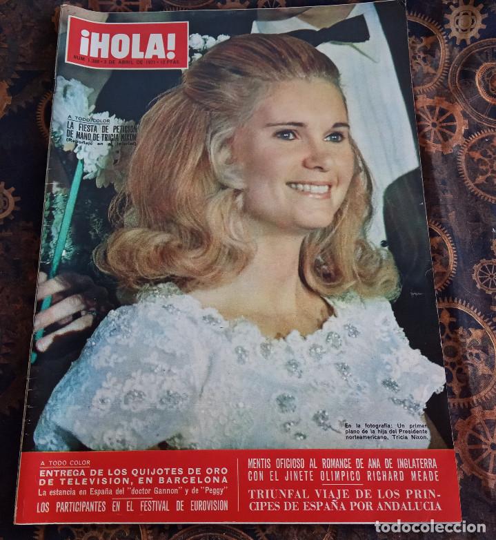 Coleccionismo de Revista Hola: LADO OCULTO JACKYE.URSULA ANDRESS.SINATRA SE RETIRA.EUROVISION 1971.VALENZUELA BODA.MIS EUROPA 1970