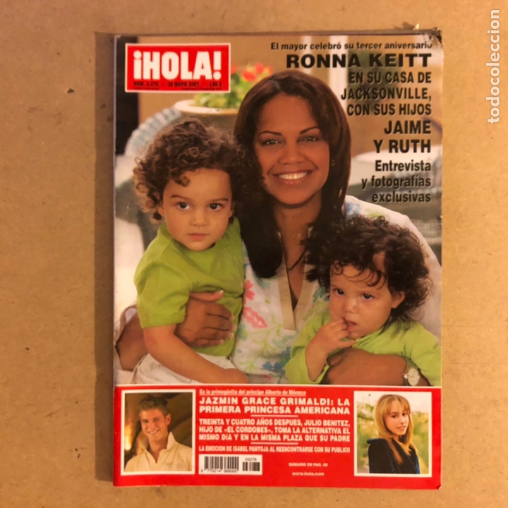 Coleccionismo de Revista Hola: &iexcl;HOLA! N&deg;3278 (MAYO, 2008). ISABEL PANTOJA, JULI&Aacute;N MU&Ntilde;OZ, RANIA DE JORDANIA,...