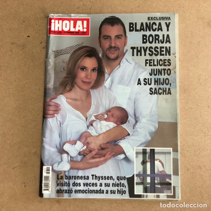 Collectionnisme de Magazine &iexcl;Hola!: &iexcl;HOLA! N&deg;3315 (FEBRERO, 2008). BLANCA Y BORJA THYSSEN, PREMIOS GOYA,...