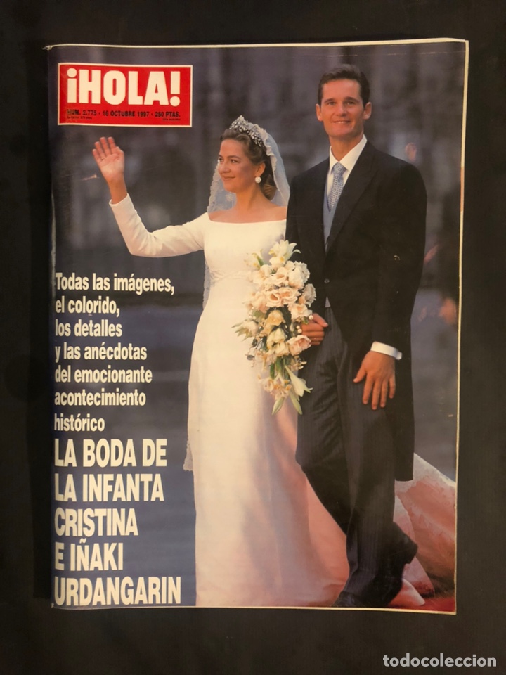 Collectionnisme de Magazine &iexcl;Hola!: &iexcl;HOLA! N&deg;2867 (JULIO, 1999). BODA DE LA PRINCESA ALEXIA DE GRECIA Y CARLOS MORALES,...