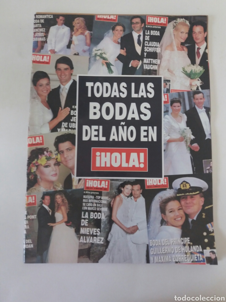 Sammeln von Zeitschriften &iexcl;Hola!: REVISTA HOLA SUPLEMENTO TODAS LAS BODAS DEL A&Ntilde;O 2002
