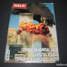 Coleccionismo de Revista Hola: HOLA - NÚM. 2980 - 20 SEPTIEMBRE 2001 - ATAQUE TERRORISTA A EE.UU. - TORRES GEMELAS - 138 PÁG.