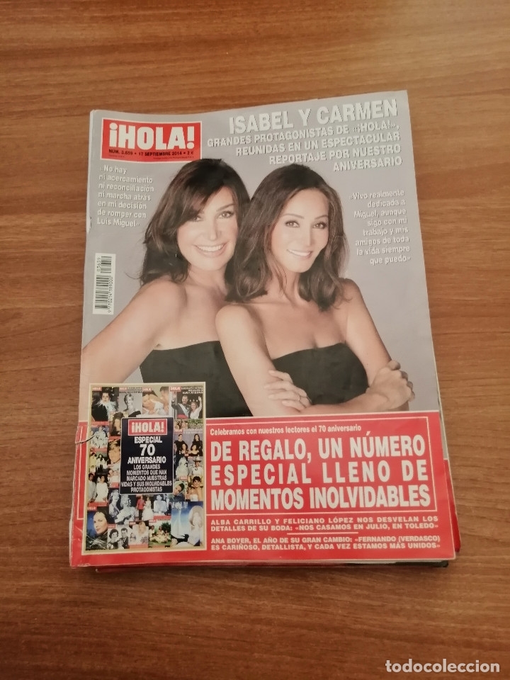 Sammeln von Zeitschriften &iexcl;Hola!: LOTE DE 6 REVISTAS DE HOLA N&ordm; 3659-3729-3616-3661-3607-3656-