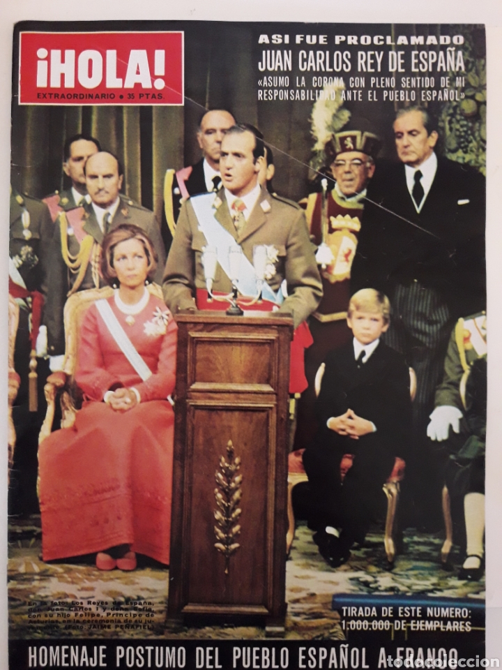 revista hola juan carlos i rey n extraordinario - Compra venta en  todocoleccion