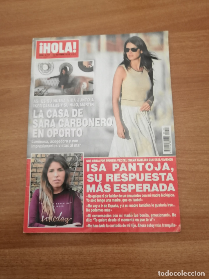 Collectionnisme de Magazine &iexcl;Hola!: REVISTA HOLA  N&ordm; 3717- 28 DE OCTUBRE 2015