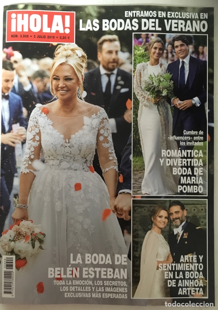 Coleccionismo de Revista Hola: HOLA N&ordm; 3909 LA BODA DE BELEN ESTEBAN