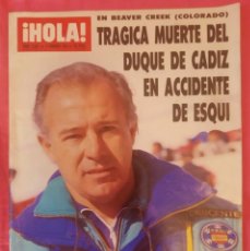 Coleccionismo de Revista Hola: REVISTA HOLA Nº 2321- 9 FEBRERO 1989 - MUERTE DEL DUQUE DE CADIZ