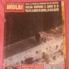 Coleccionismo de Revista Hola: REVISTA HOLA Nº 2411-25 OCTUBRE 1990 - PRINCESA CAROLINA TRAS LA MUERTE DE SU ESPOSO