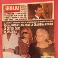 Coleccionismo de Revista Hola: REVISTA HOLA Nº 2632- 19 ENERO 1995 - ROCIO JURADO,ORTEGA CANO, PRINCIPE FELIPE , JESULÍN, ETC..