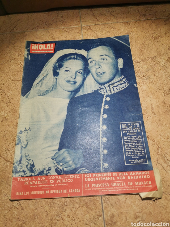 Collectionnisme de Magazine &iexcl;Hola!: Revista Hola n&uacute;mero 881