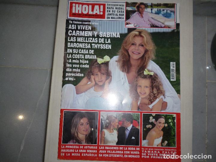Collectionnisme de Magazine &iexcl;Hola!: REVISTA HOLA N&ordm; 3452 A&Ntilde;O 2010.LAS MELLIZAS BARONESA THYSSEN EN SU CASA COSTA BRAVA.TAMARA FALC&Oacute;.