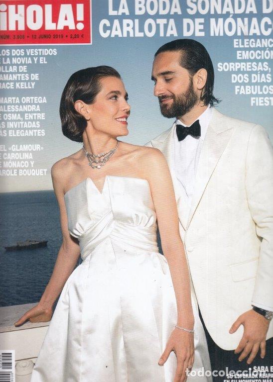 Coleccionismo de Revista Hola: REVISTA HOLA N&ordm; 3906 A&Ntilde;O 2019. LA BODA SO&Ntilde;ADA DE CARLOTA DE MONACO. MARTA ORTEGA. SARA E IKER.