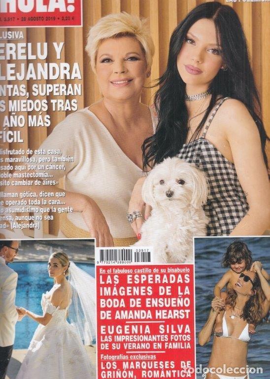 Coleccionismo de Revista Hola: REVISTA HOLA N&ordm; 3917 A&Ntilde;O 2019. TERELU Y ALEJANDRA. BODA DE AMANDA HEARST. EUGENIA SILVA. M. GRI&Ntilde;O.