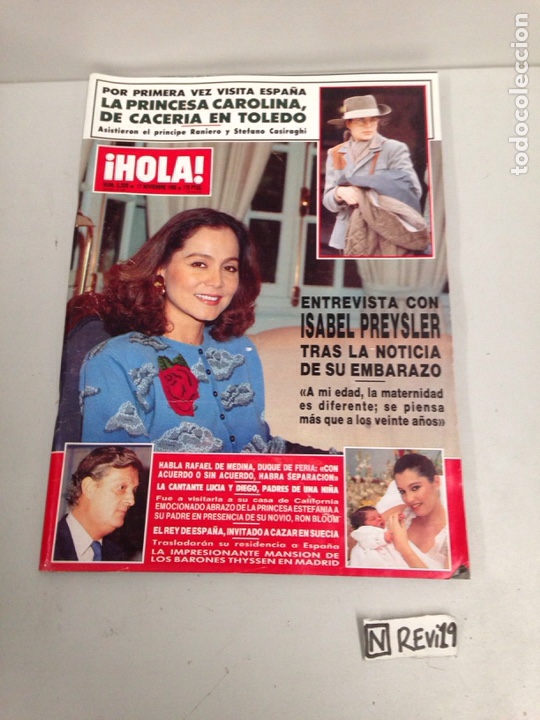 Collectionnisme de Magazine &iexcl;Hola!: Antigua revista HOLA