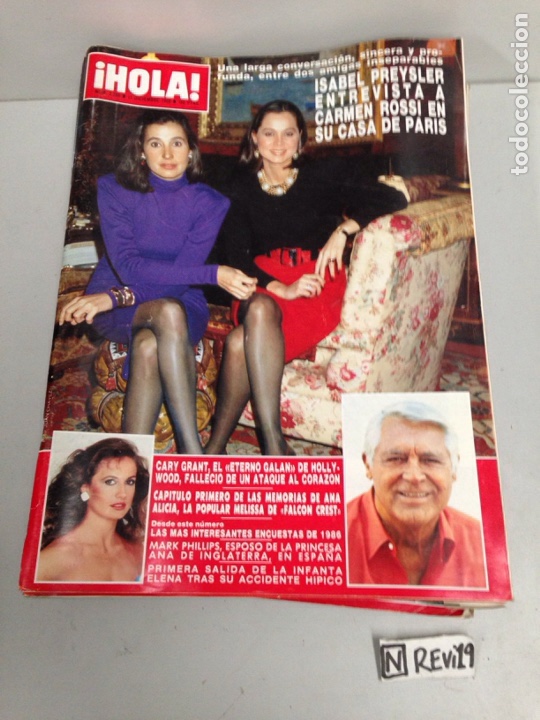 Collectionnisme de Magazine &iexcl;Hola!: Antigua revista HOLA