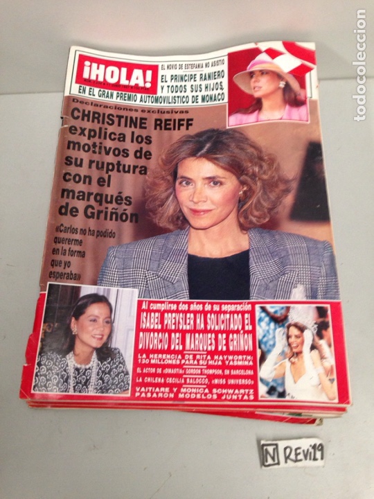 Collectionnisme de Magazine &iexcl;Hola!: Antigua revista HOLA