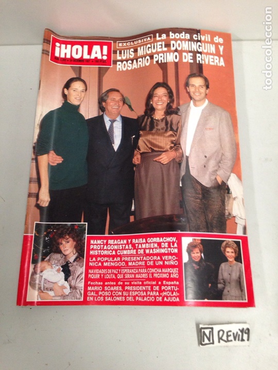 Collectionnisme de Magazine &iexcl;Hola!: Antigua revista HOLA