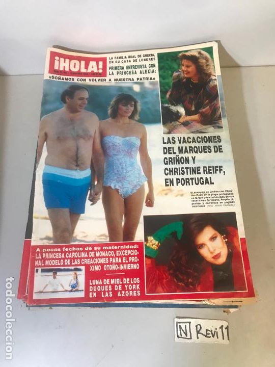 Collectionnisme de Magazine &iexcl;Hola!: Antigua revista HOLA