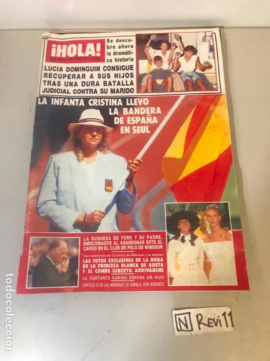Collectionnisme de Magazine &iexcl;Hola!: Antigua revista HOLA