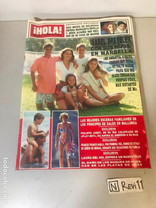 Collectionnisme de Magazine &iexcl;Hola!: Antigua revista HOLA