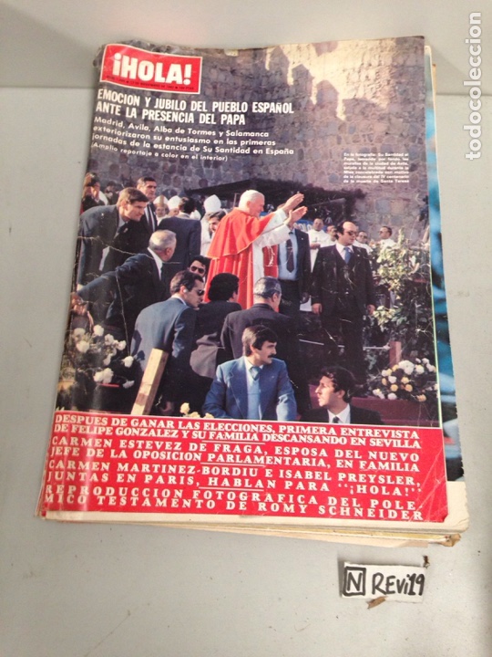 Collectionnisme de Magazine &iexcl;Hola!: Antigua revista HOLA