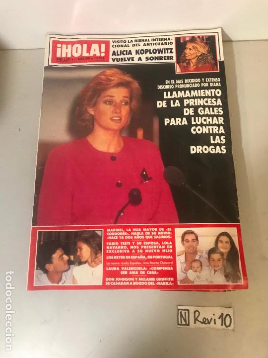 Collectionnisme de Magazine &iexcl;Hola!: Antigua revista HOLA
