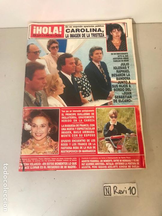 Collectionnisme de Magazine &iexcl;Hola!: Antigua revista HOLA