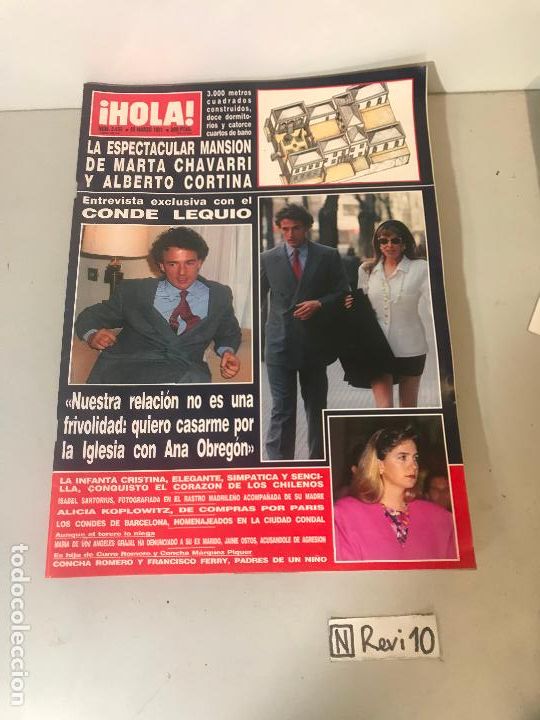 Coleccionismo de Revista Hola: Antigua revista HOLA
