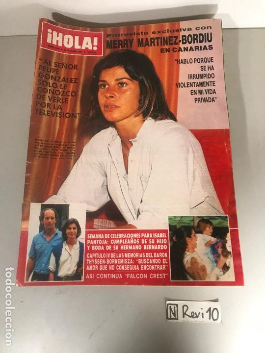 Collectionnisme de Magazine &iexcl;Hola!: Antigua revista HOLA