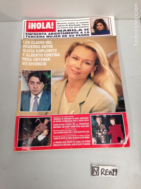 Collectionnisme de Magazine &iexcl;Hola!: Antigua revista HOLA