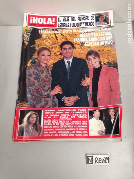 Collectionnisme de Magazine &iexcl;Hola!: Antigua revista HOLA