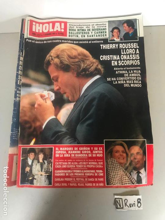 Collectionnisme de Magazine &iexcl;Hola!: Antigua revista HOLA