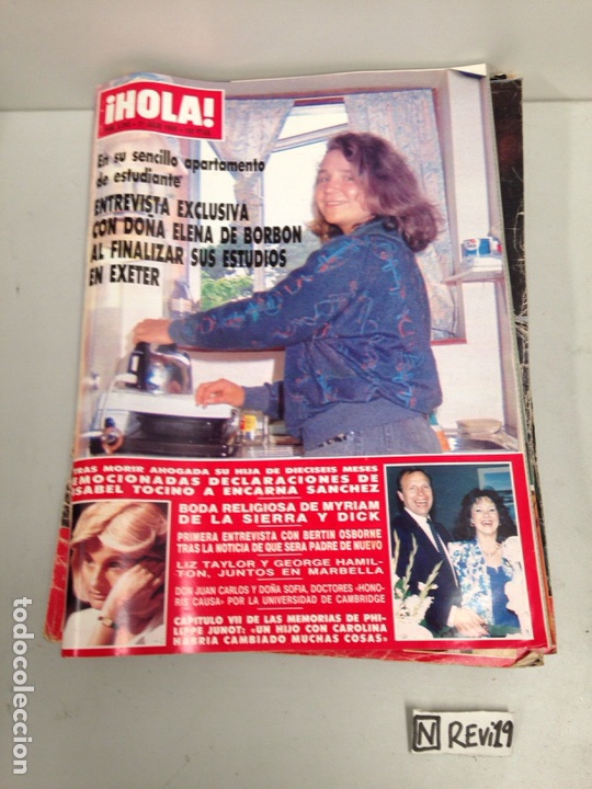 Collectionnisme de Magazine &iexcl;Hola!: Antigua revista HOLA