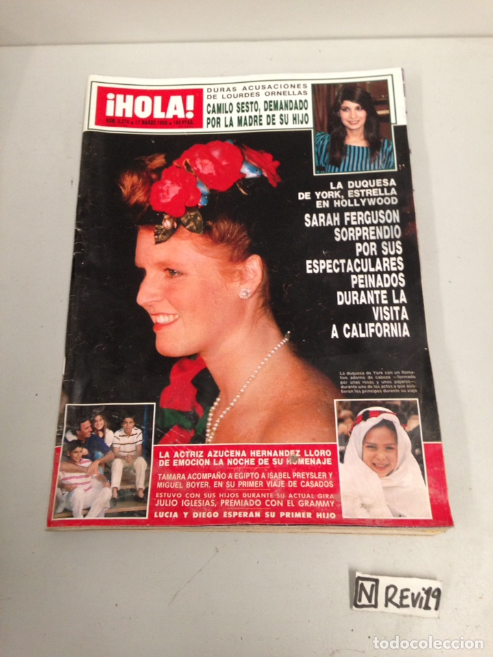 Collectionnisme de Magazine &iexcl;Hola!: Antigua revista HOLA