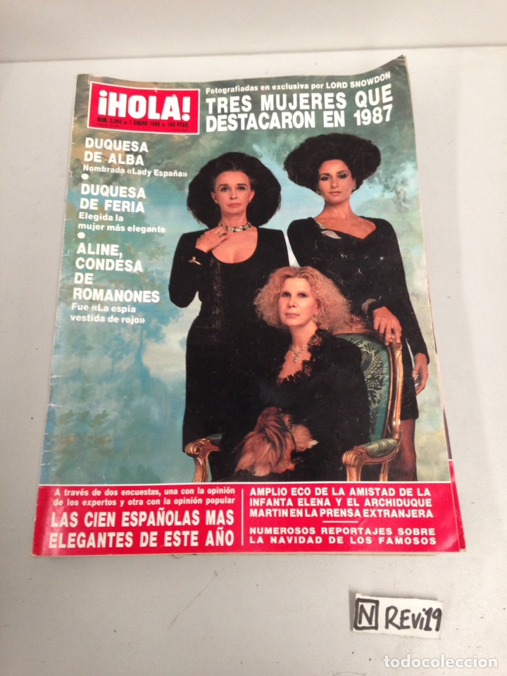 Collectionnisme de Magazine &iexcl;Hola!: Antigua revista HOLA