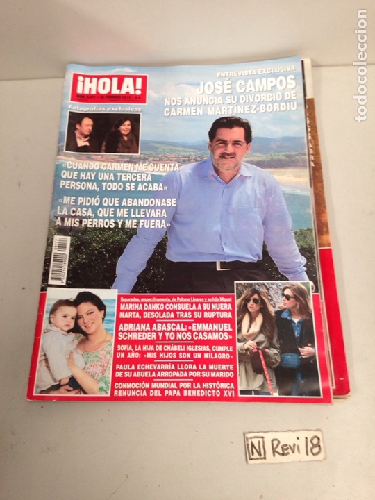 Coleccionismo de Revista Hola: Antigua revista HOLA