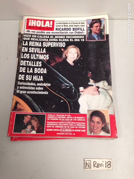 Collectionnisme de Magazine &iexcl;Hola!: Antigua revista HOLA