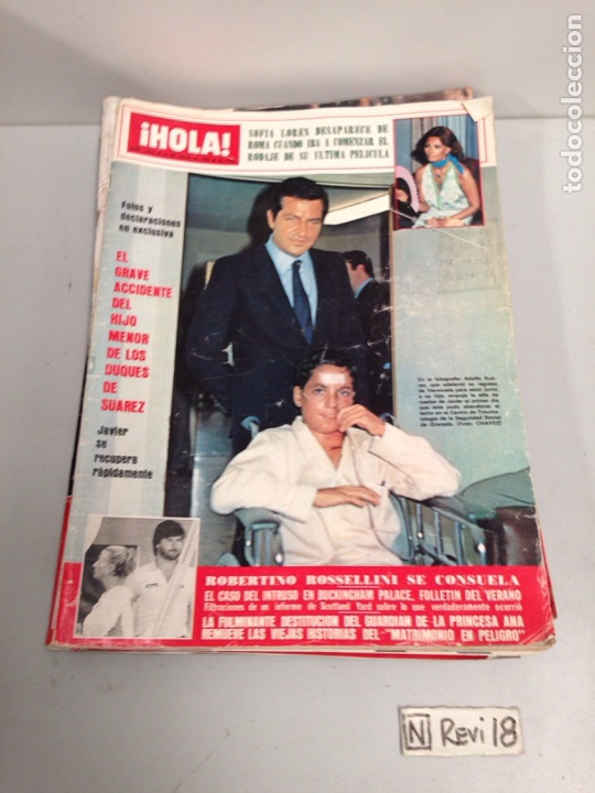 Collectionnisme de Magazine &iexcl;Hola!: Antigua revista HOLA