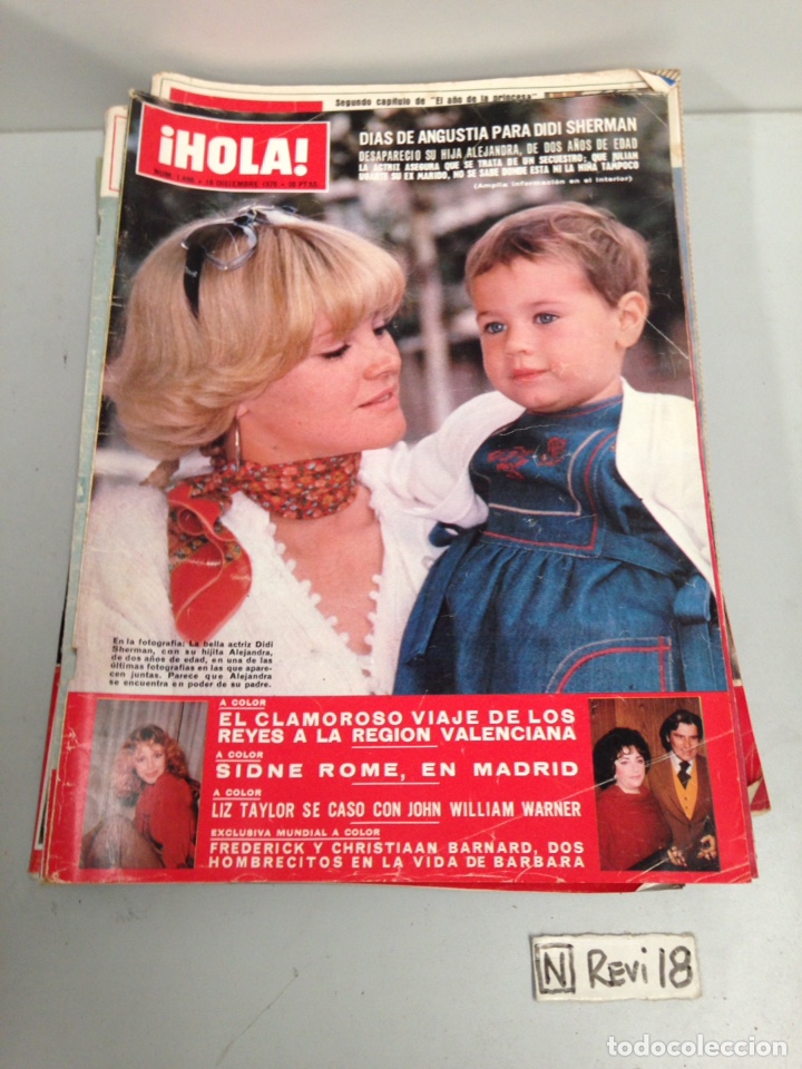 Collectionnisme de Magazine &iexcl;Hola!: Antigua revista HOLA