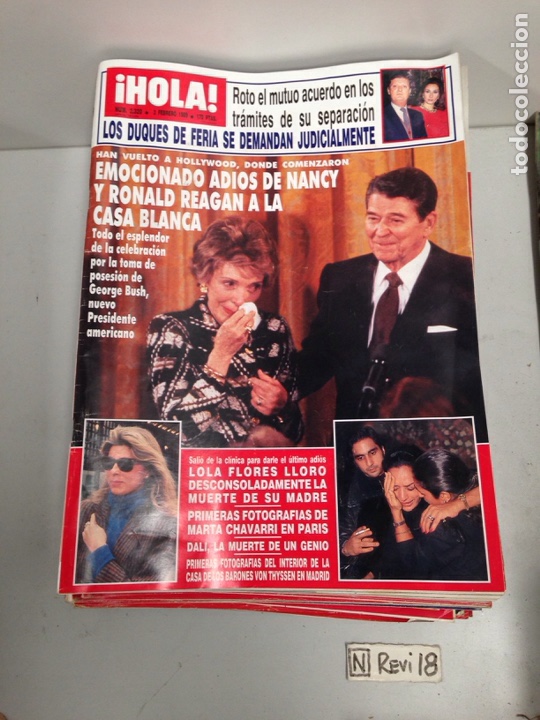 Collectionnisme de Magazine &iexcl;Hola!: Antigua revista HOLA