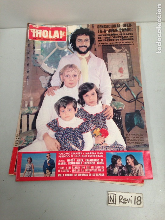 Collectionnisme de Magazine &iexcl;Hola!: Antigua revista HOLA