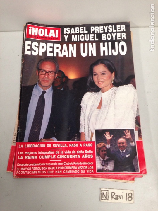 Collectionnisme de Magazine &iexcl;Hola!: Antigua revista HOLA