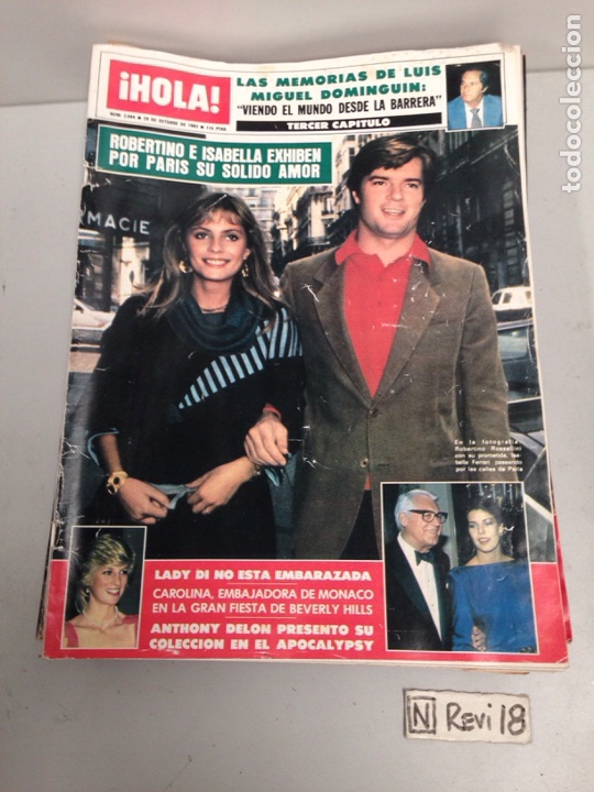 Collectionnisme de Magazine &iexcl;Hola!: Antigua revista HOLA