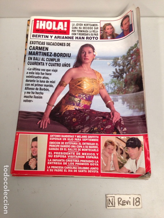 Collectionnisme de Magazine &iexcl;Hola!: Antigua revista HOLA