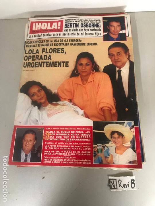 Collectionnisme de Magazine &iexcl;Hola!: Antigua revista HOLA