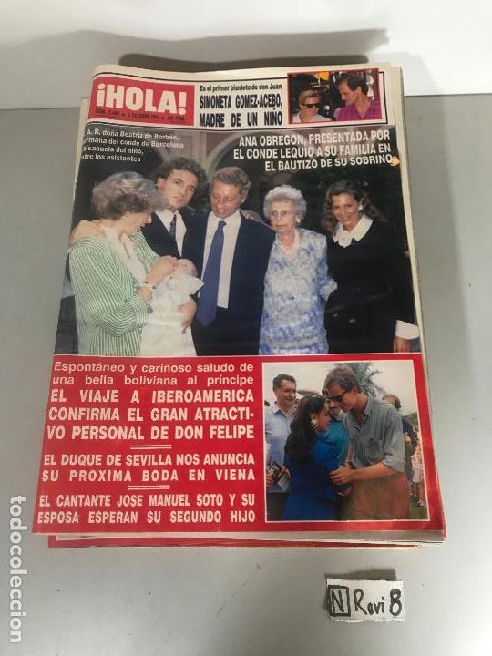 Collectionnisme de Magazine &iexcl;Hola!: Antigua revista HOLA