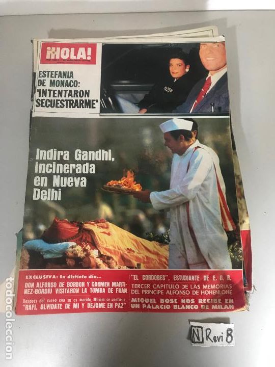 Collectionnisme de Magazine &iexcl;Hola!: Antigua revista HOLA
